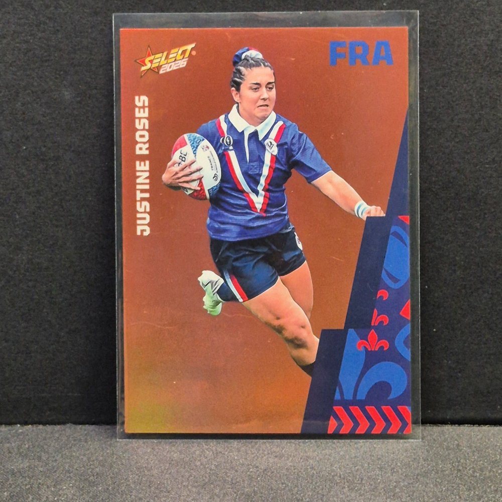 2026 NRL Rugby League World Cup Hobby - Parallel Orange - BO141 - Justine Roses