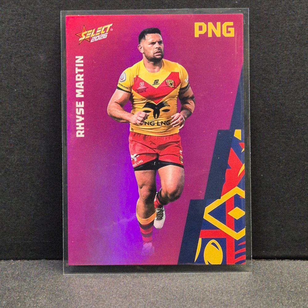 2026 NRL Rugby League World Cup Hobby - Parallel Pink - BP103 - Rhyse Martin