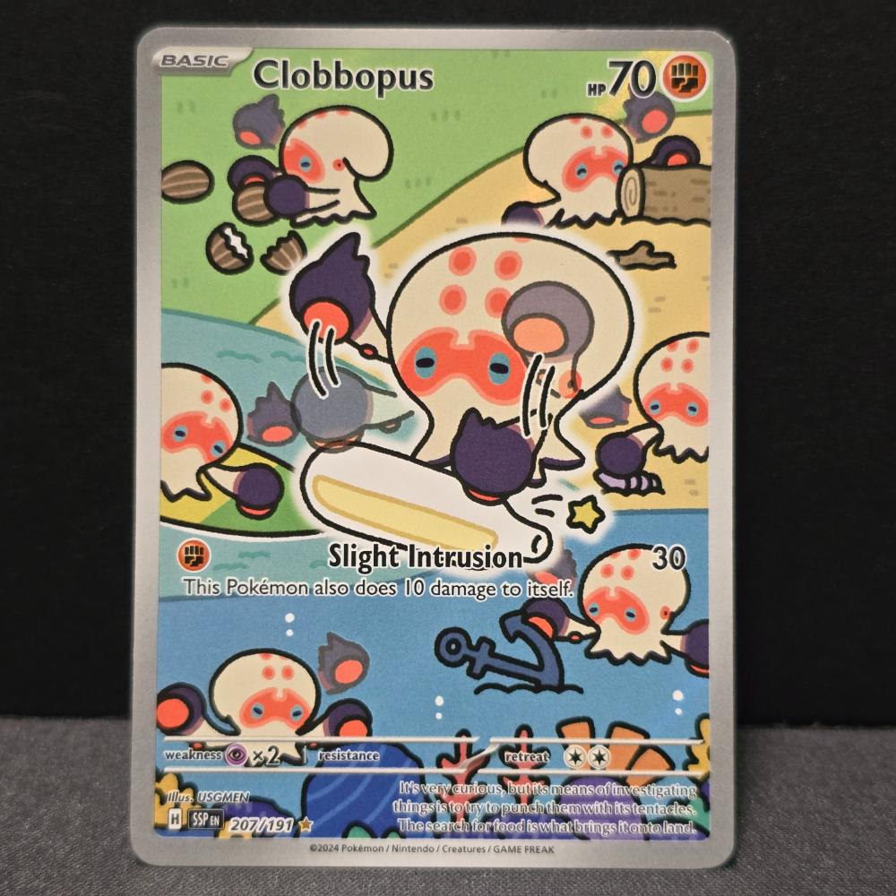 Surging Sparks - 207/191 - Clobbopus - Illustration Rare – English Pokémon TCG