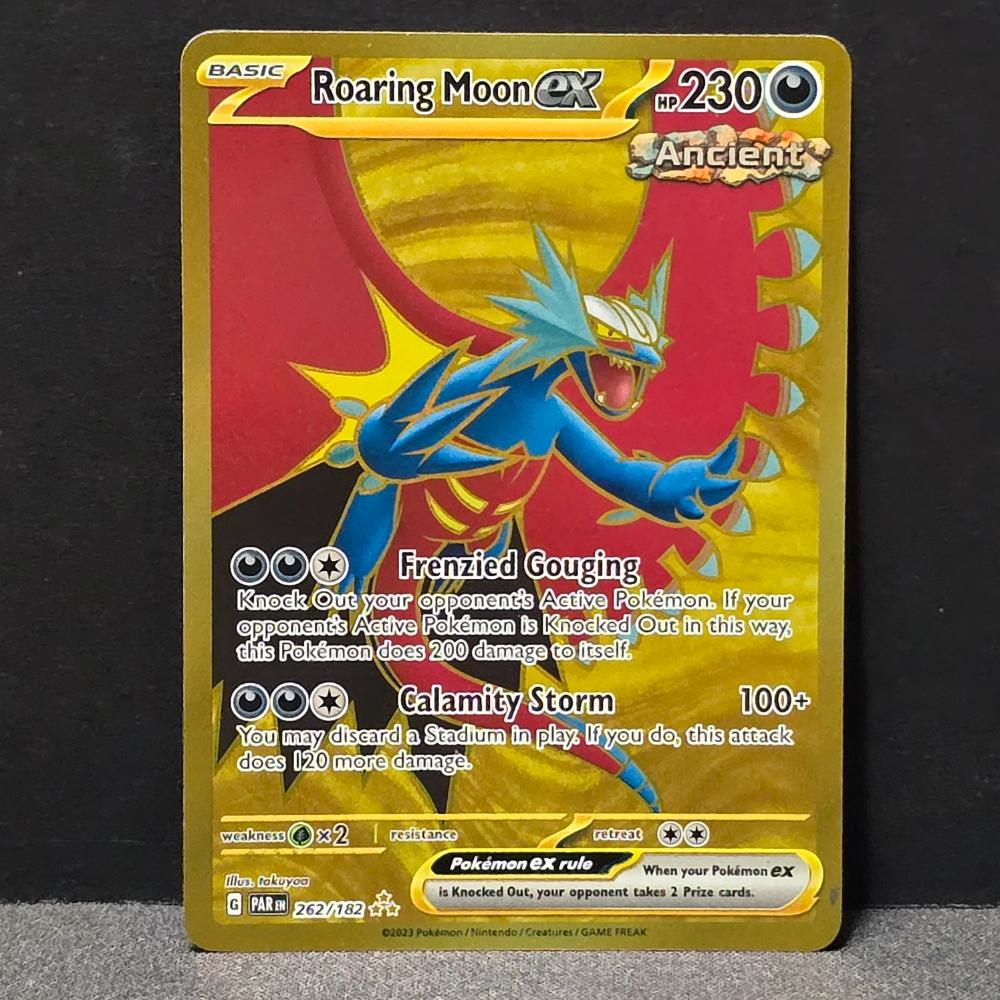 Paradox Rift - 262/182 - Roaring Moon EX [NM] - Hyper Rare - English Pokémon TCG