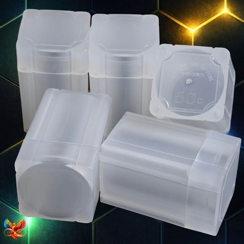 Protection Bundle - 5x Australian 50c Coin Tubes