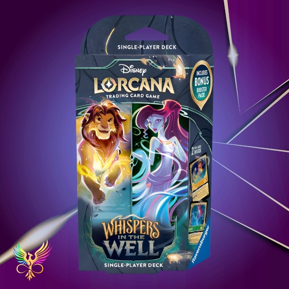Disney Lorcana TCG: Whispers in the Well Amber/Emerald Single Player Deck