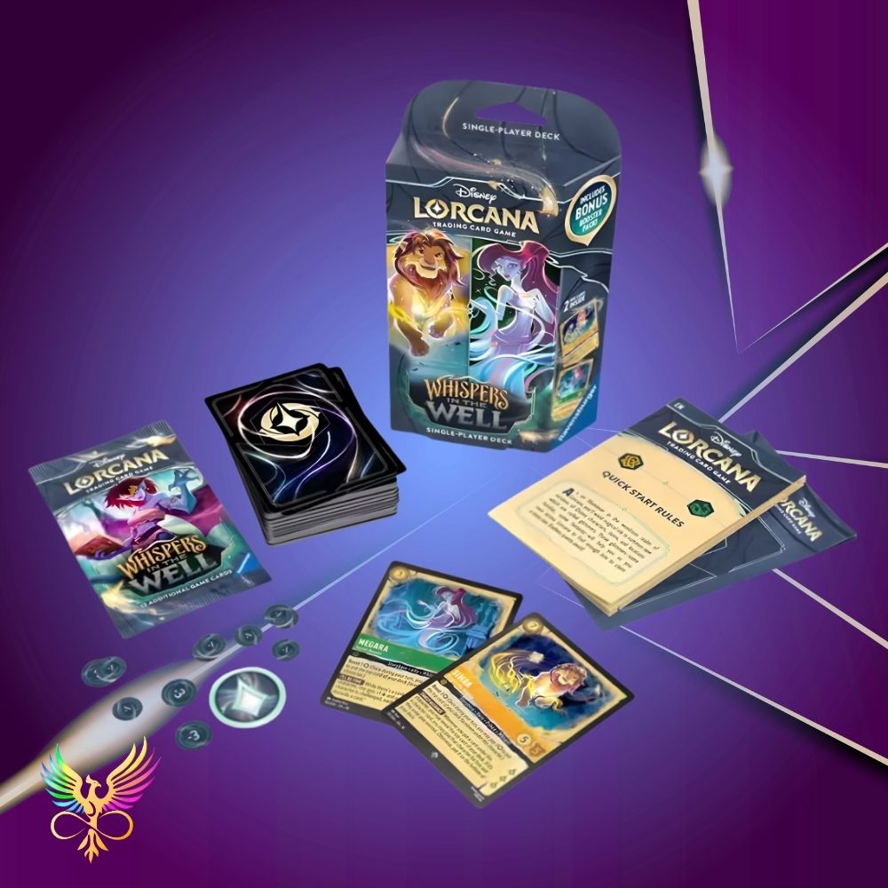 Disney Lorcana TCG: Whispers in the Well Amber/Emerald Single Player Deck