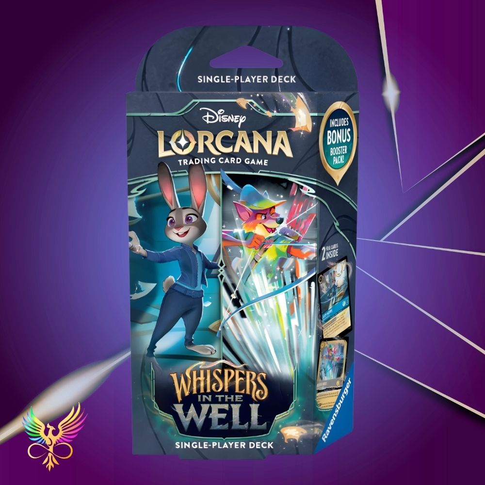 Disney Lorcana TCG: Whispers in the Well Sapphire/Steel Single Player Deck