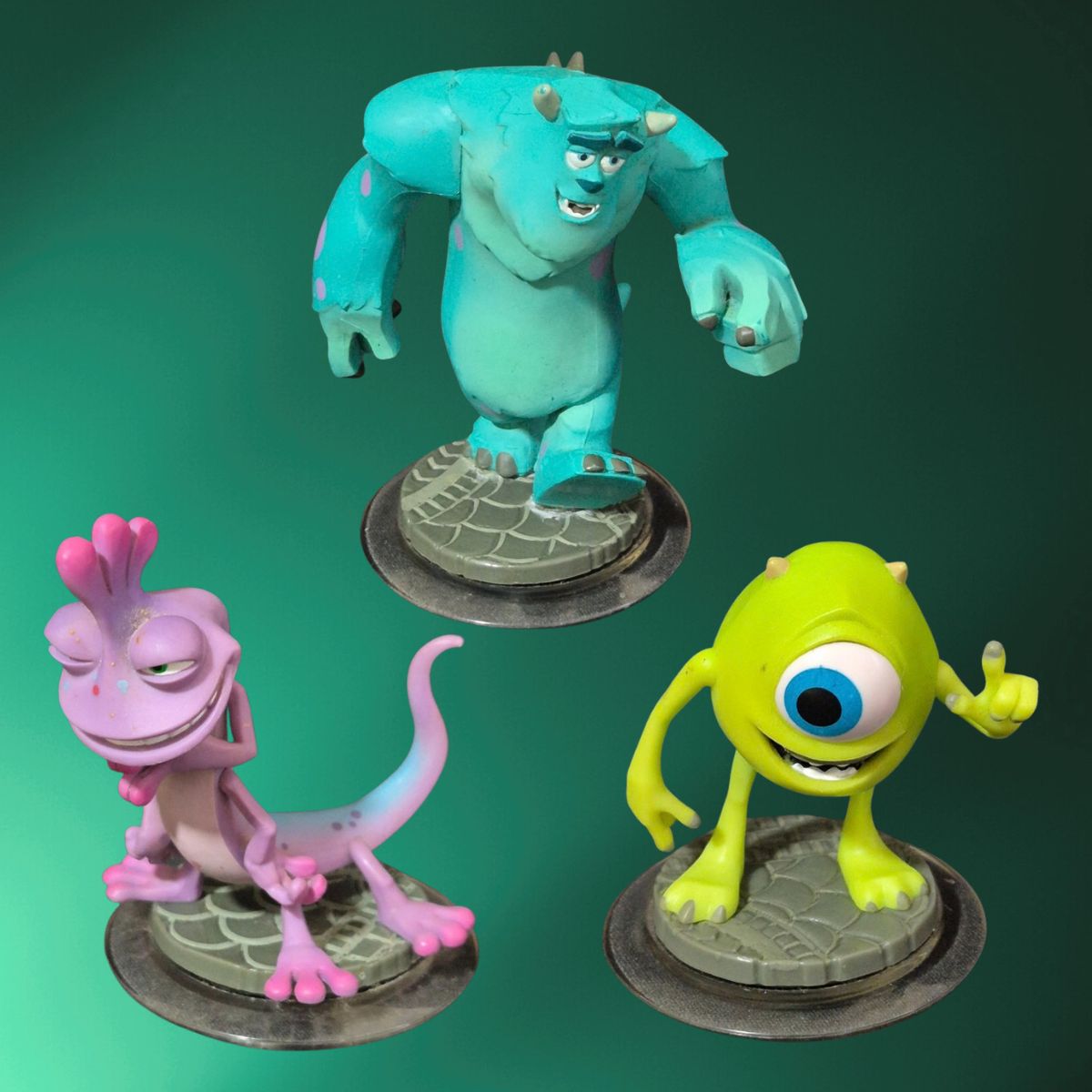 Disney Infinity - Monsters Inc - Three Figurines