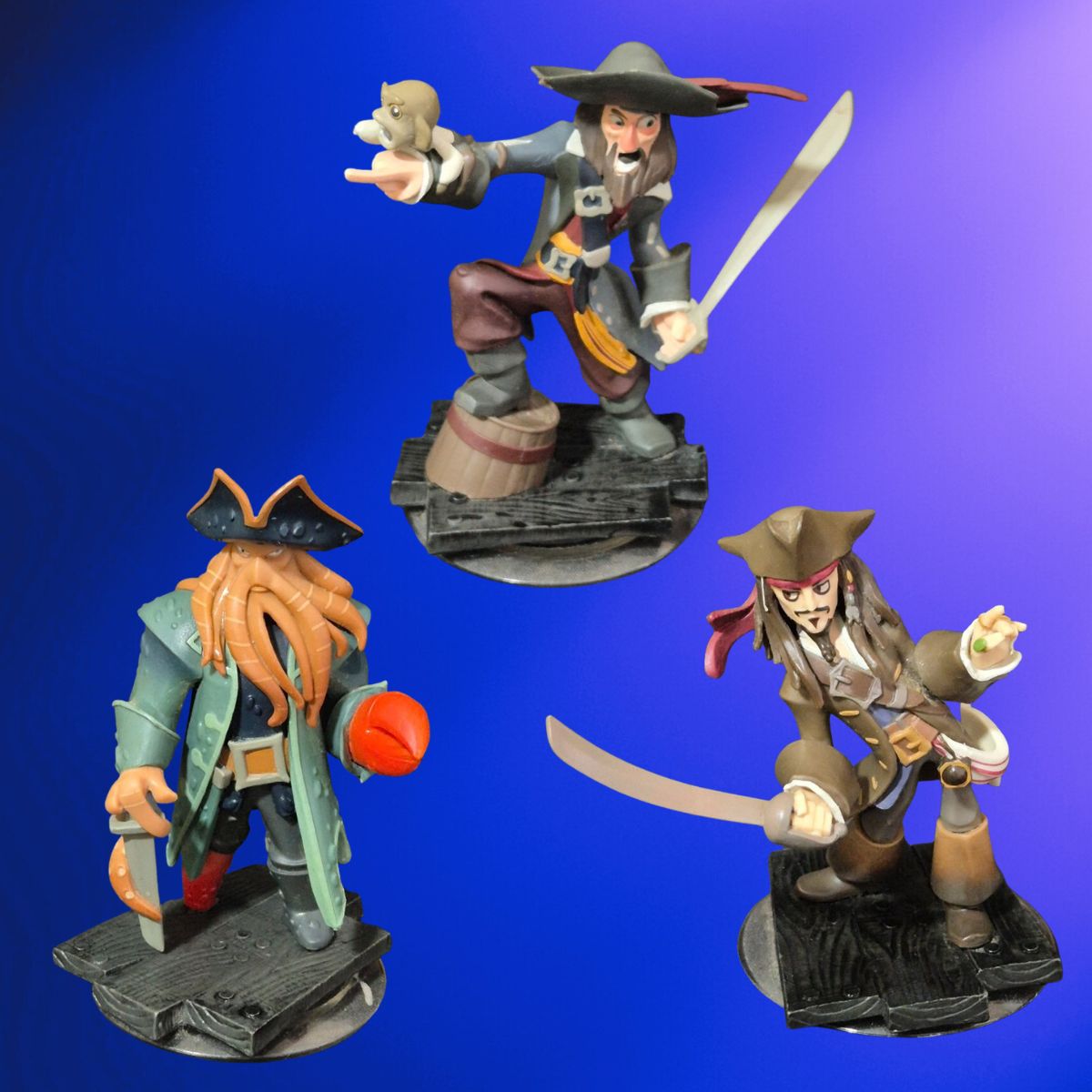 Disney Infinity - Pirates of the Caribbean - Three Figurines
