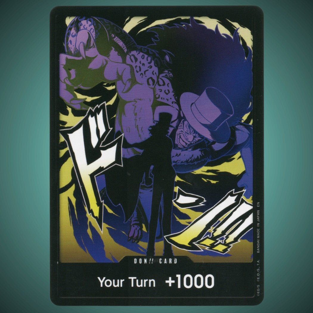 PRB-02 - Don!! Card – Rob Lucci – One Piece TCG