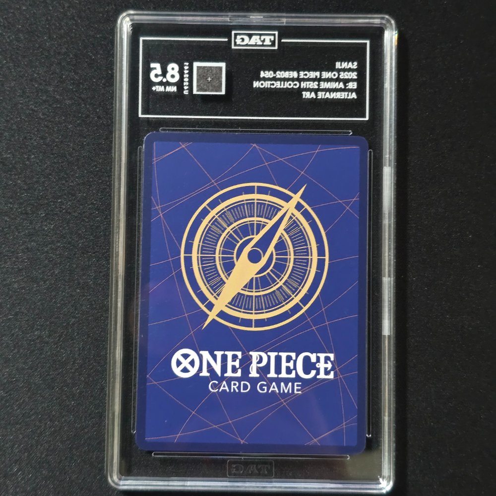 2025 One Piece - Sanji - Alternate Art Rare - EB02-054 - TAG Near Mint to Mint+ 8.5