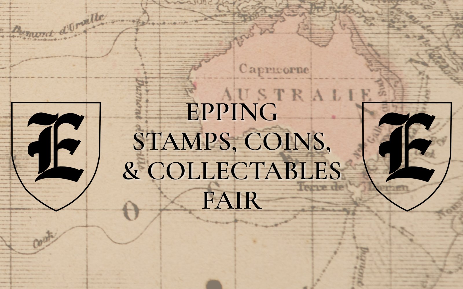 Epping Stamps, Coins, & Collectables Fair Banner