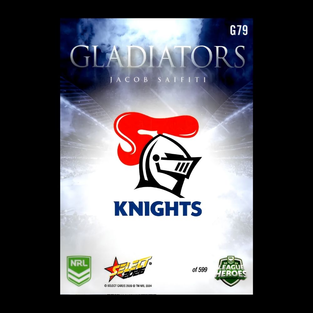2026 NRL League Heroes - Gladiators - G79 - Jacob Saifiti