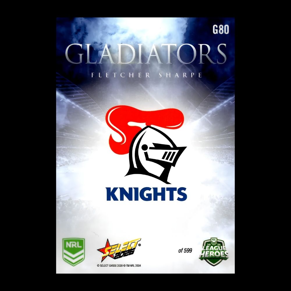 2026 NRL League Heroes - Gladiators - G80 - Fletcher Sharpe