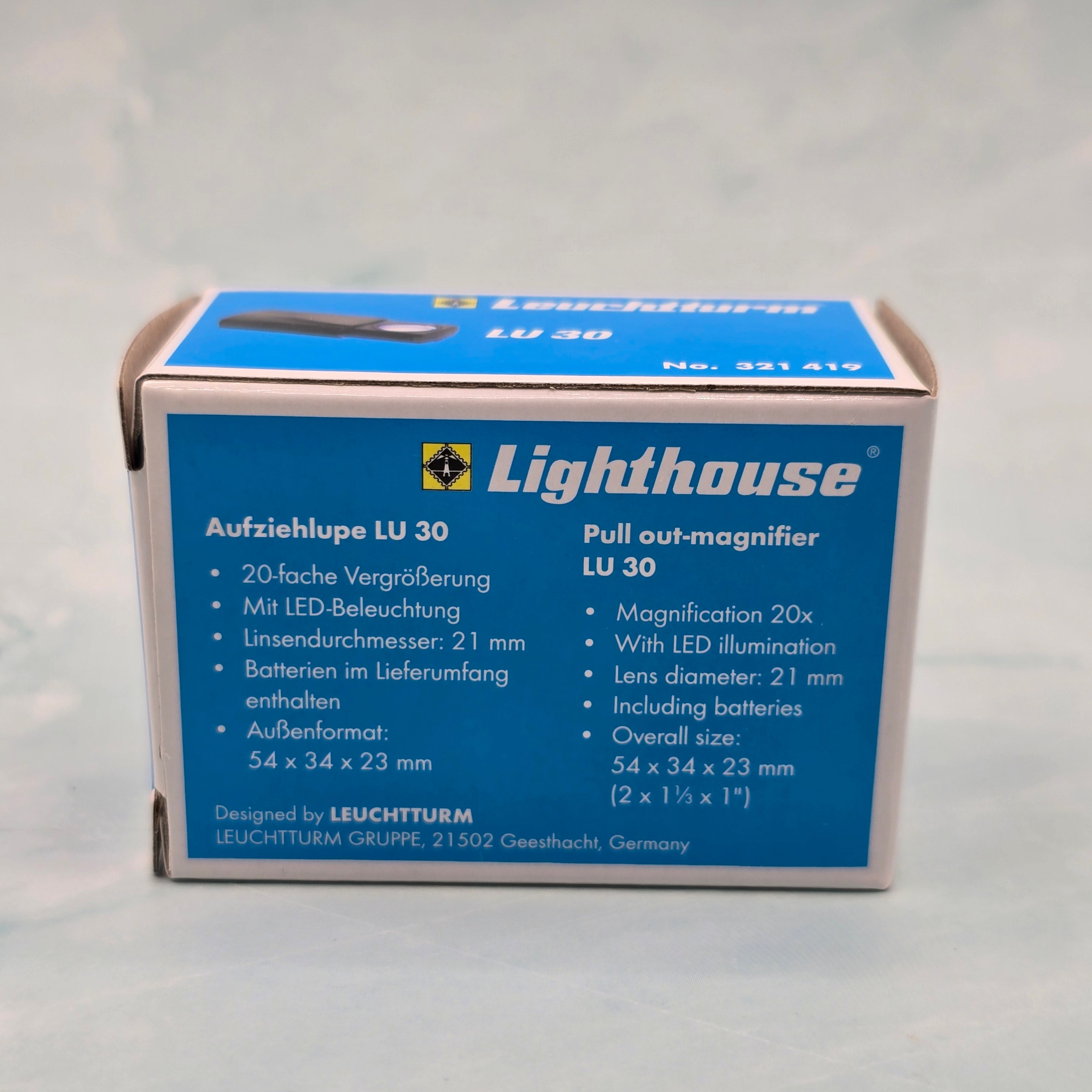 Lighthouse LU30 Pull out Magnifier