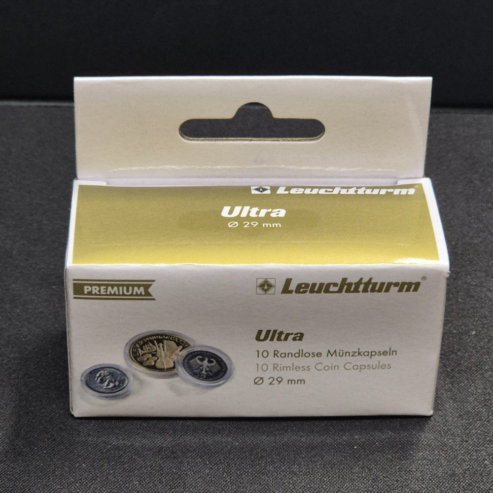 Lighthouse 29mm Ultra Coin Capsules — for Australian 20c coins