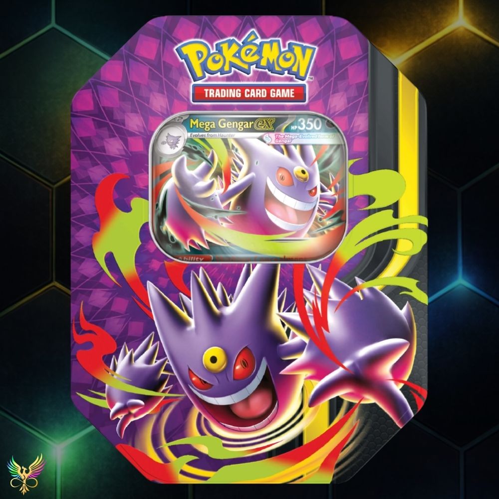 Pokémon TCG: Mega Moonlit Mega Gengar ex Tin