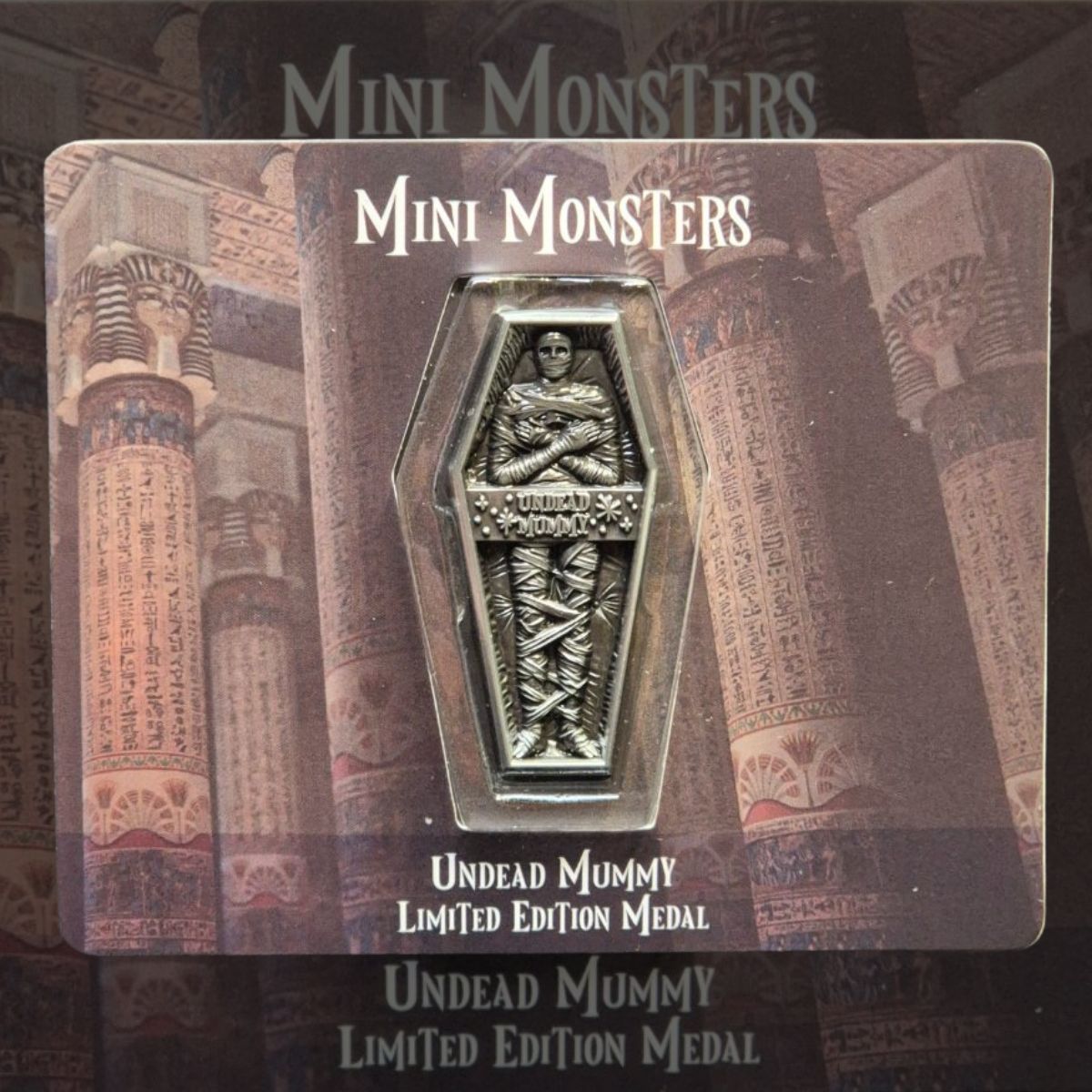 2026 Minted Mini Monsters - Undead Mummy Limited Edition Antiqued Medal