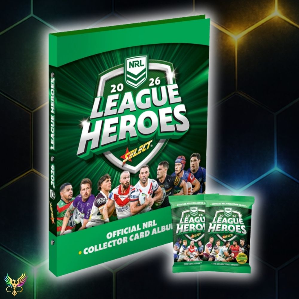 Select® 2026 NRL League Heroes Binder Album + 2x Bonus Packs