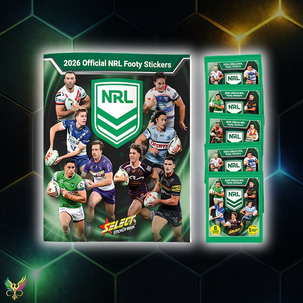 Select® 2026 NRL League Heroes Sticker Box +Official Sticker Folder