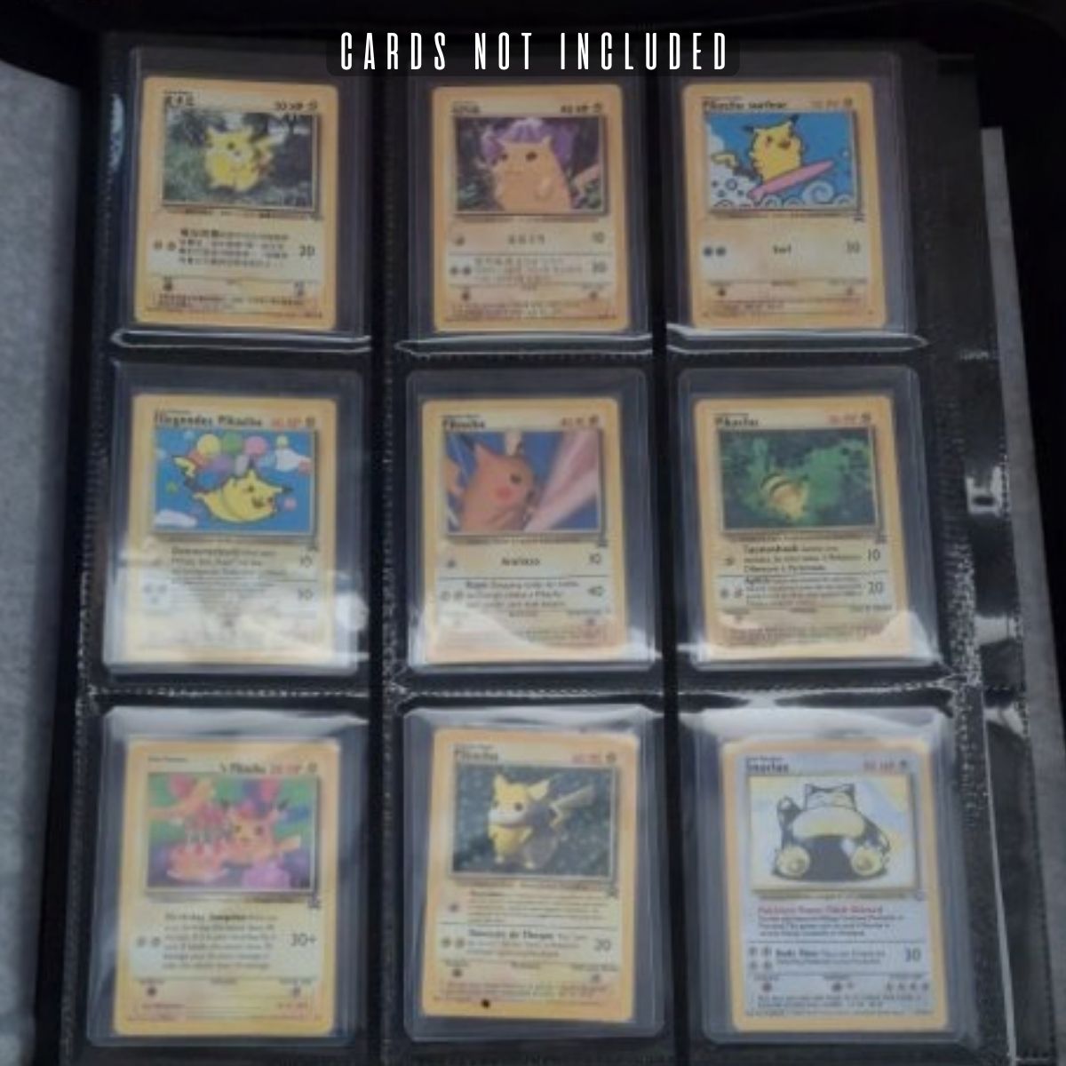 Nedz Vault 9 Pocket Toploader Binder – 252 Slot Side‑Loading Zip Storage