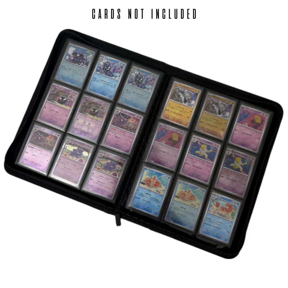 Nedz Vault 9 Pocket Card Binder – 360 Slot Side‑Loading Zip TCG Storage