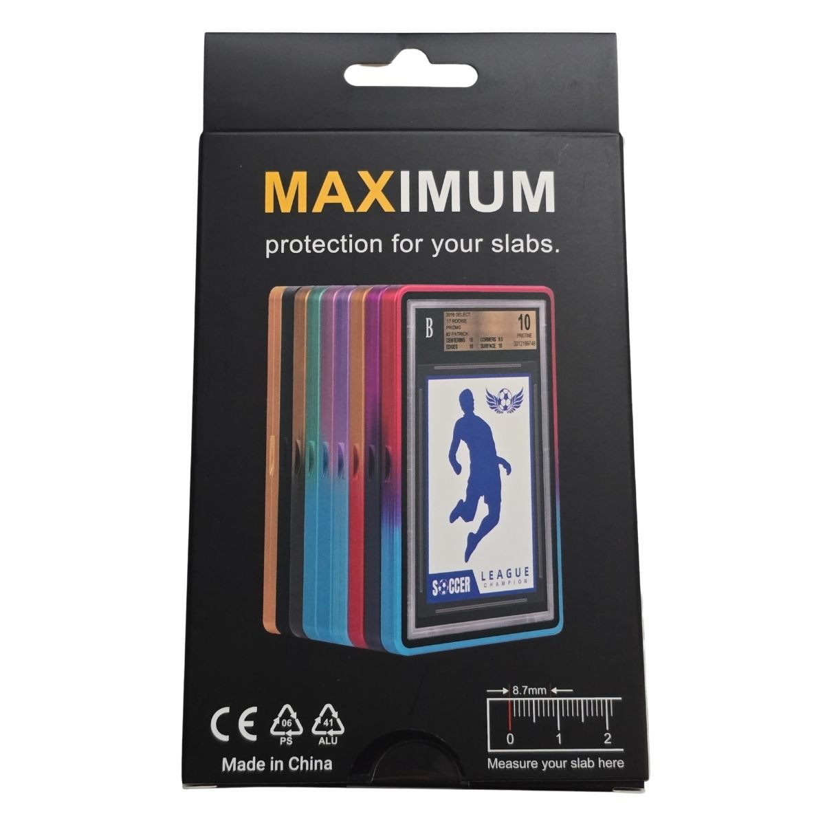 Aluminium Graded Card Slab Protector (BGS) – GRADIENT PINK/BLUE