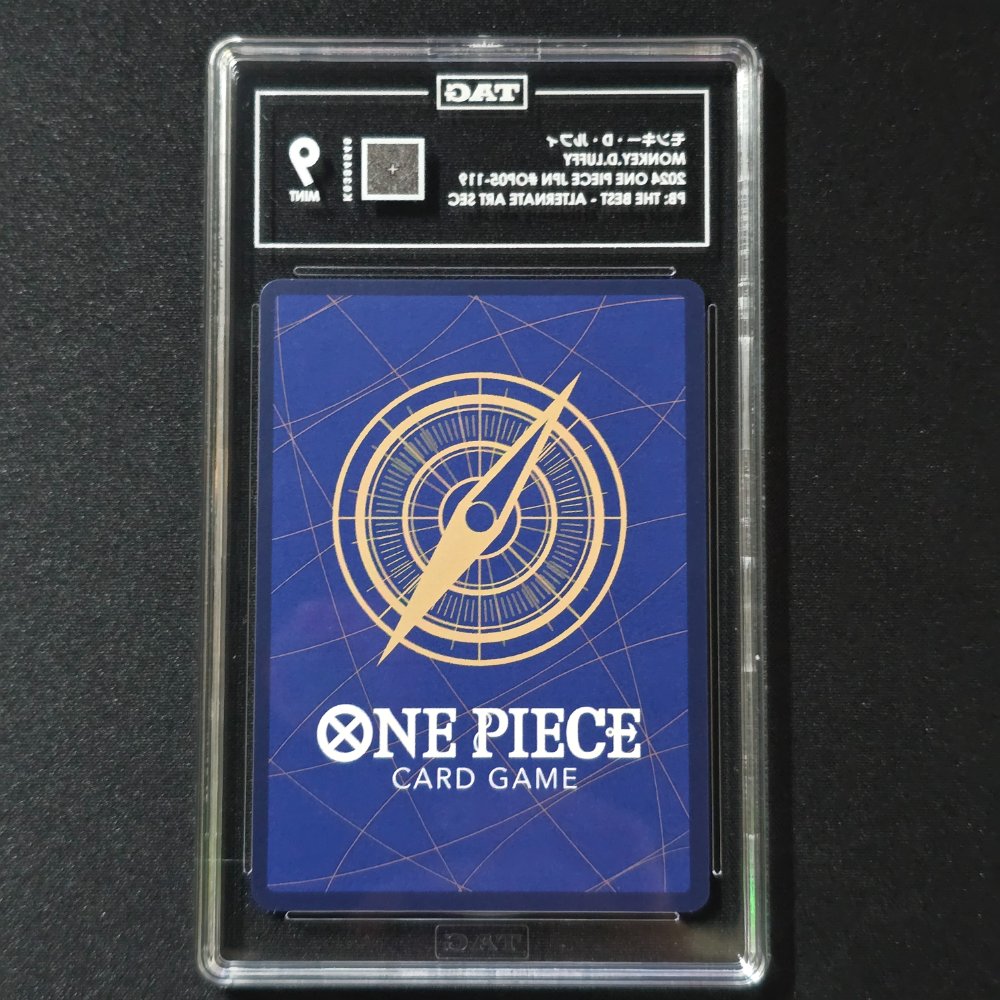 2024 One Piece - Monkey D. Luffy - Parallel Secret Rare [Reprint] - Japanese OP05-119 - TAG Mint 9