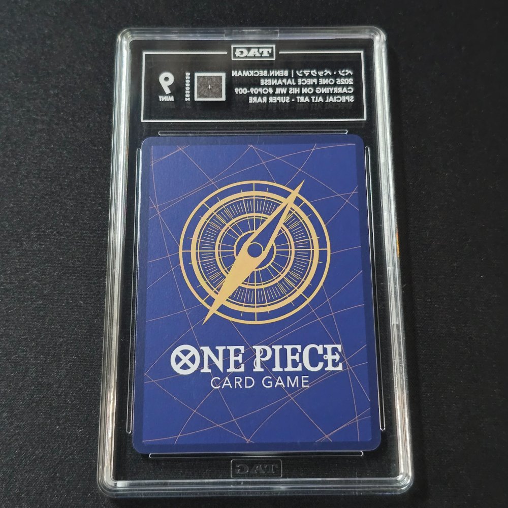 2025 One Piece - Benn Beckman - Special Super Rare - Japanese [OP13] OP09-009 - TAG Mint 9