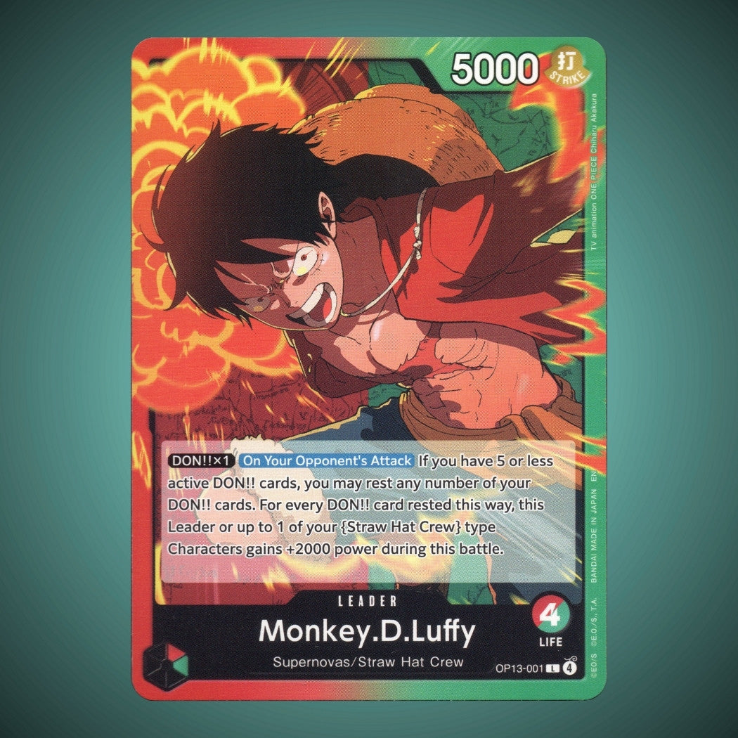 OP13-001 – Monkey D. Luffy – Leader – One Piece TCG