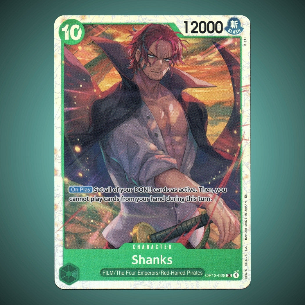 OP13-028 – Shanks – Super Rare – One Piece TCG