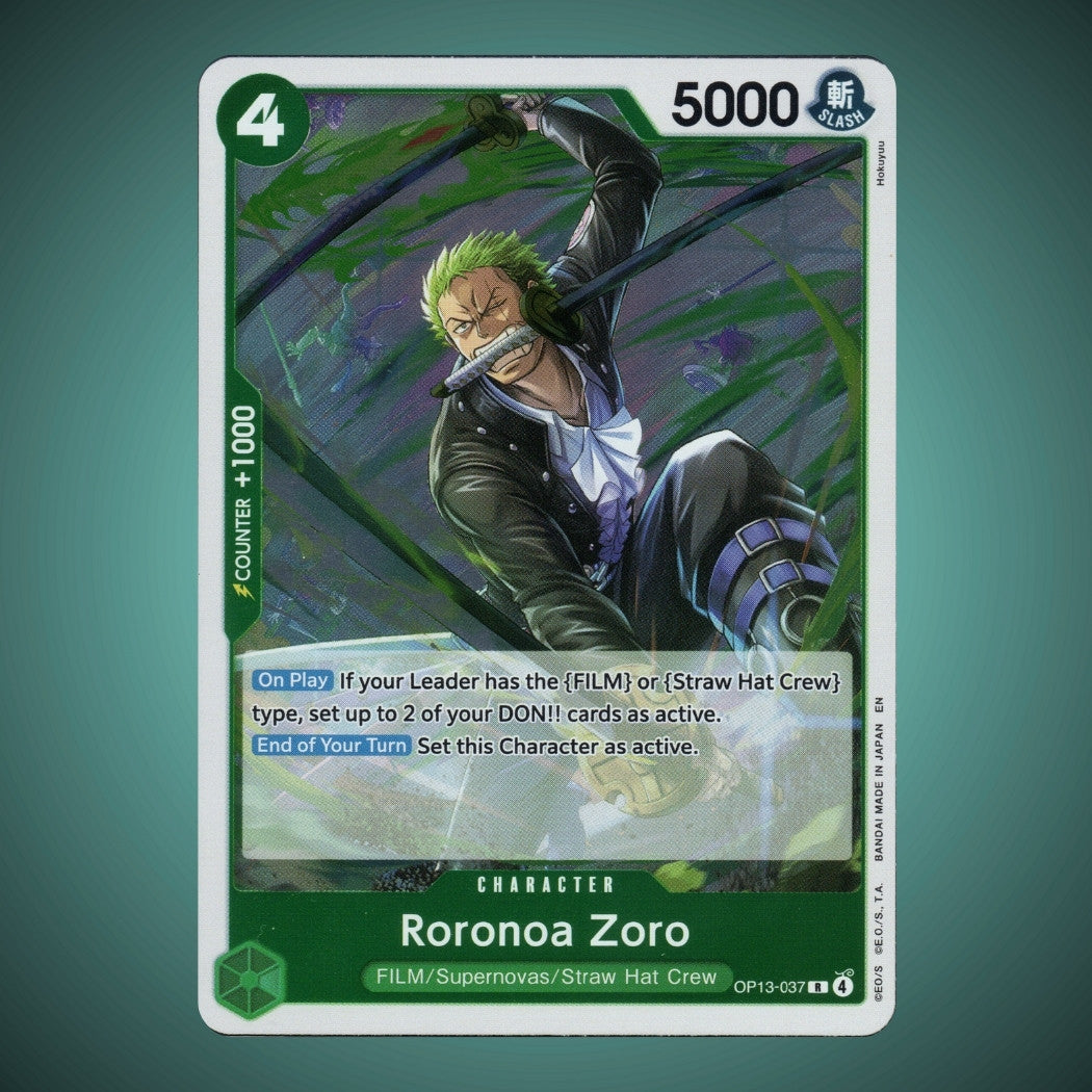 OP13-037 - Roronoa Zoro – Rare – One Piece TCG