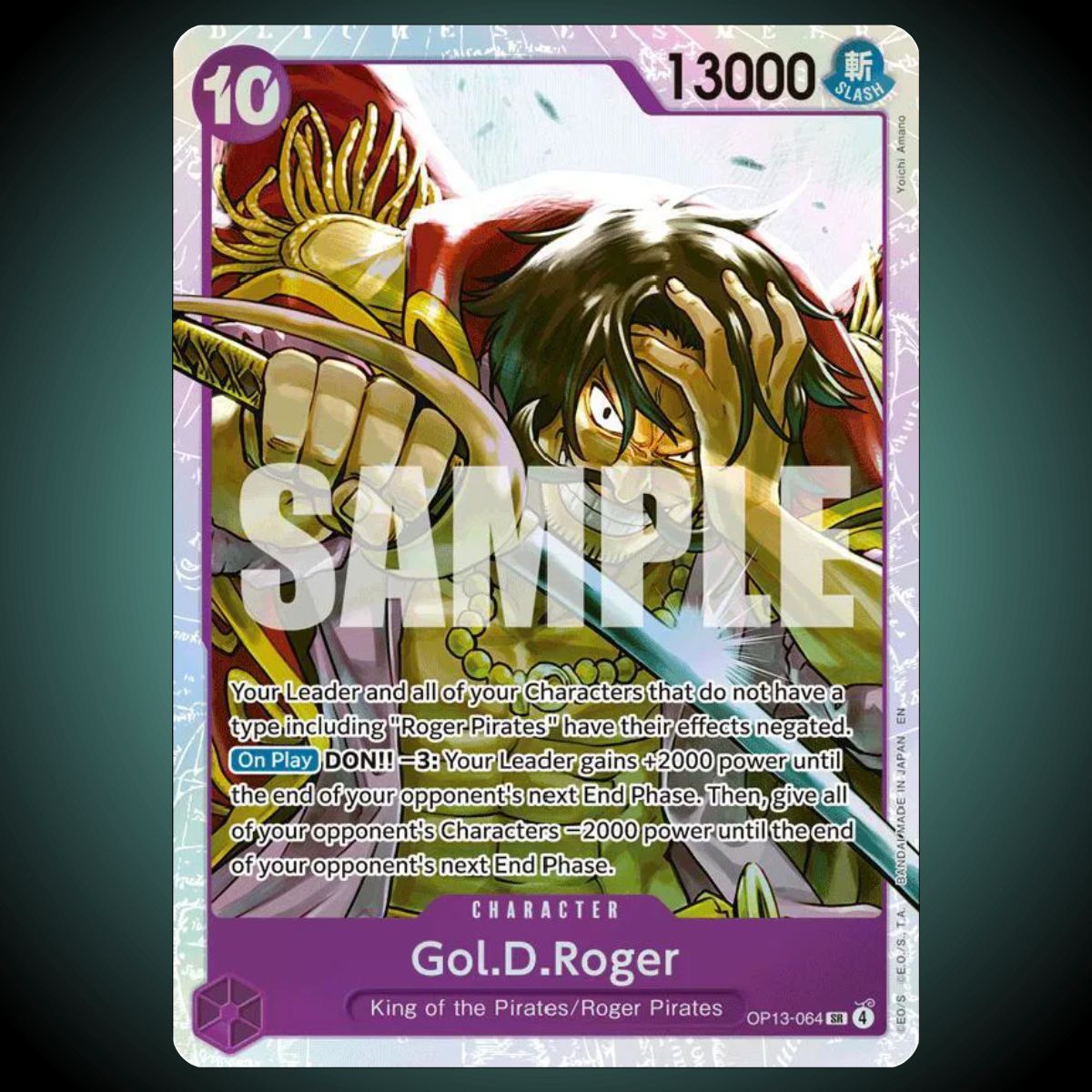 OP13-064 – Gol. D. Roger – Super Rare – One Piece TCG Single Card