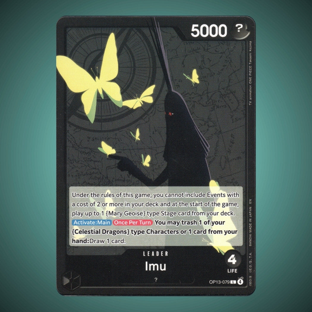 OP13-079 – Imu – Leader – One Piece TCG