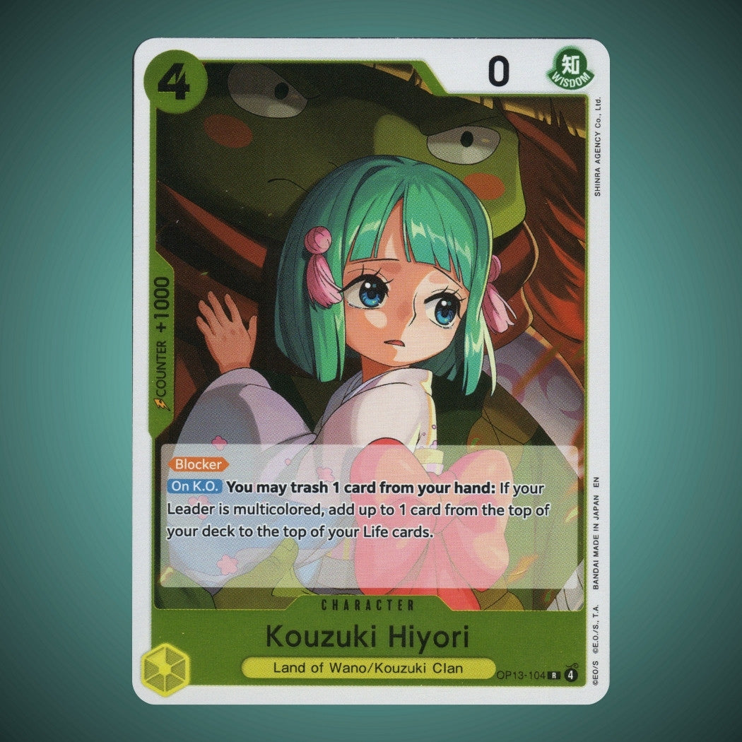 OP13-104 – Kouzuki Hiyori – Rare – One Piece TCG