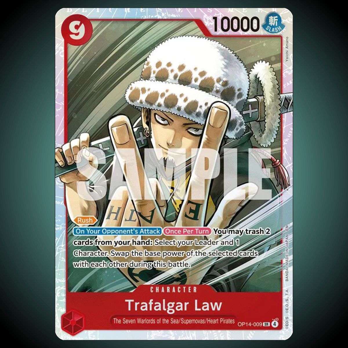 OP14-009 – Trafalgar Law – Super Rare – One Piece TCG Single Card
