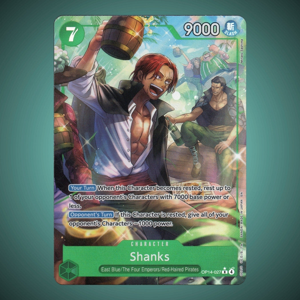 OP14-027 – Shanks – Alternate Art Rare – One Piece TCG