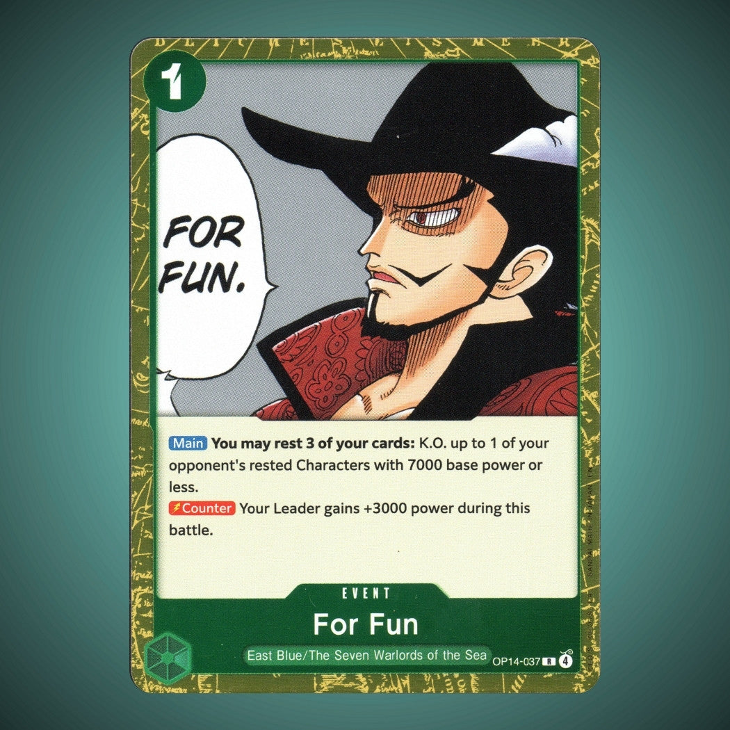 OP14-037 – For Fun – Event Rare – One Piece TCG