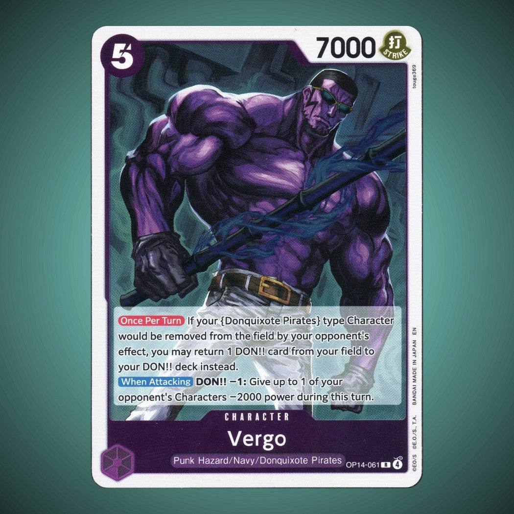 OP14-061 – Vergo – Rare – One Piece