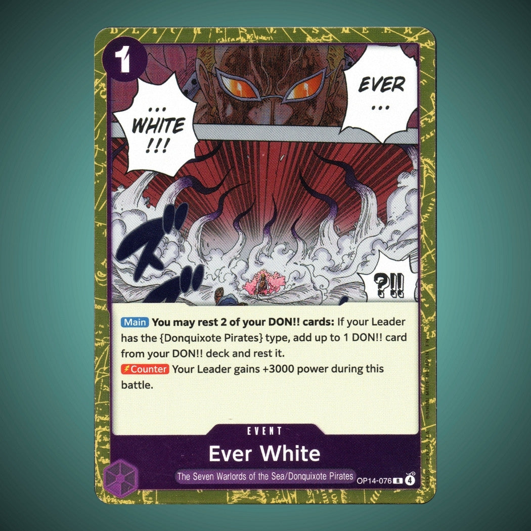 OP14-076 – Ever White – Event Rare – One Piece TCG