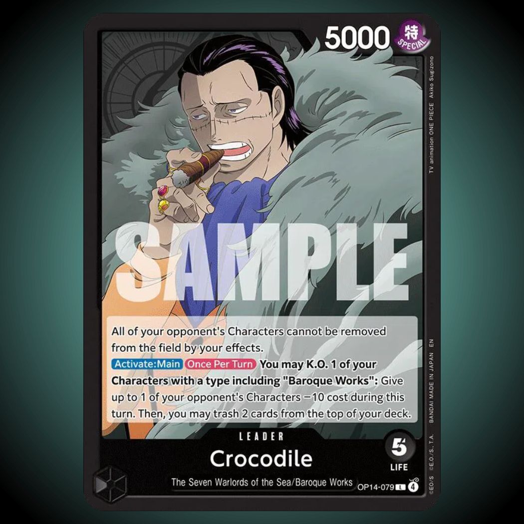 OP14-079 – Crocodile – Leader – English One Piece