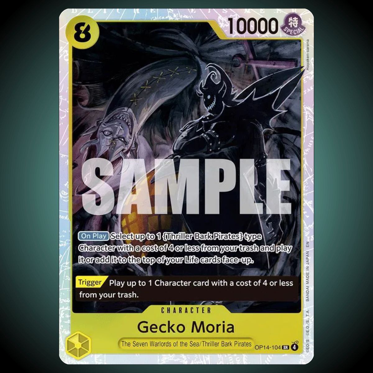 OP14-104 – Gecko Moria – Super Rare – One Piece TCG Single Card