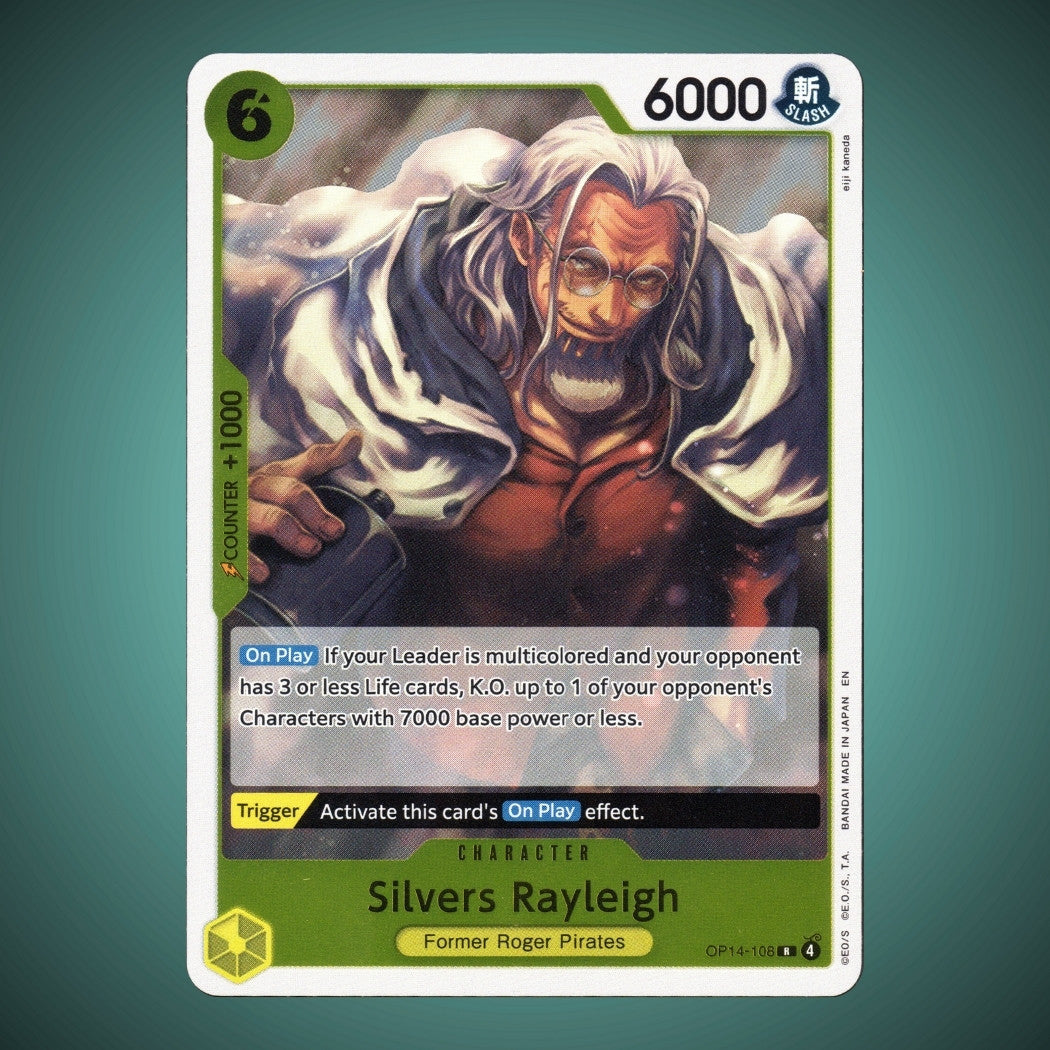 OP14-108 – Silvers Rayleigh – Rare – One Piece TCG