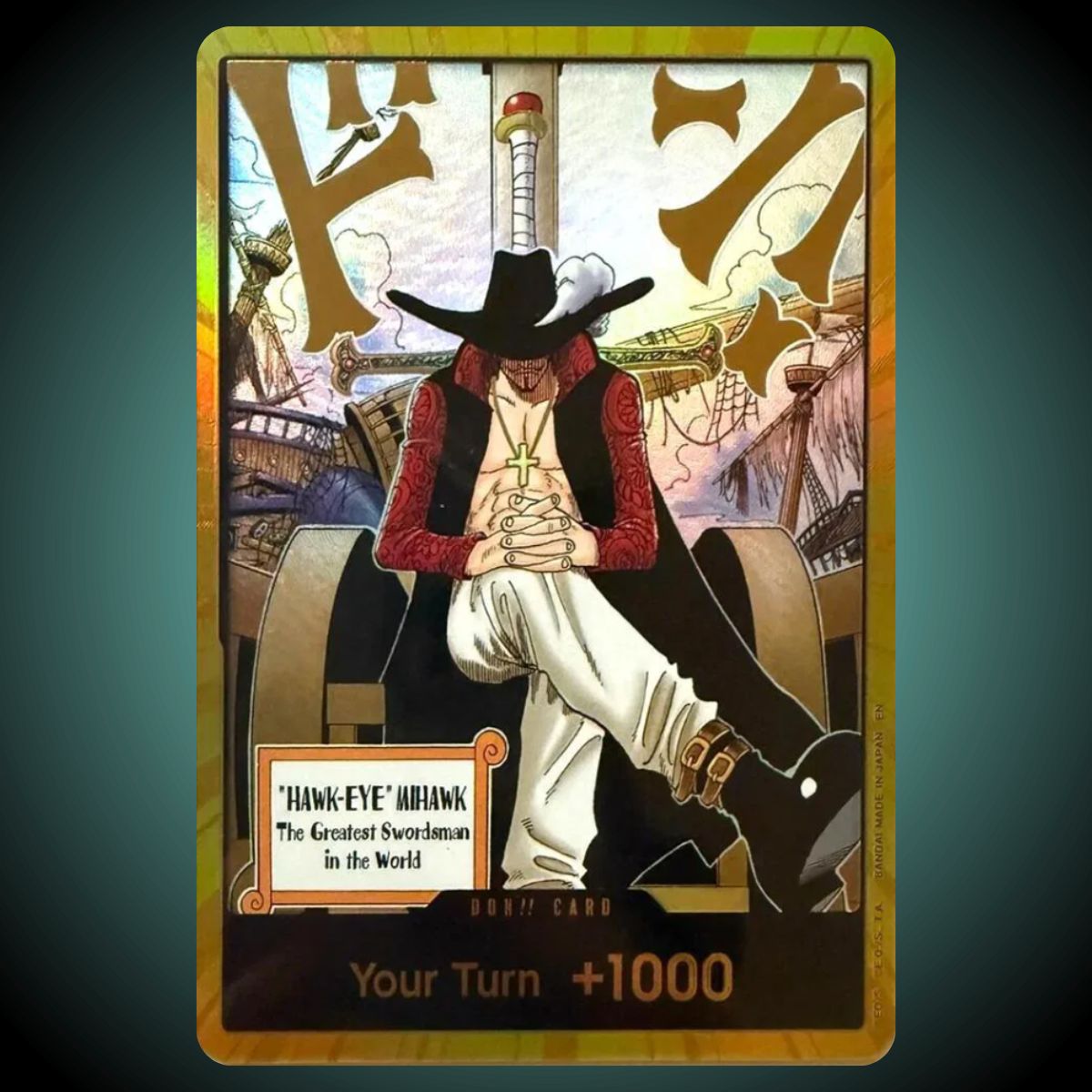 OP14 - Gold Don!! Card – Dracule Mihawk – One Piece TCG Single Card