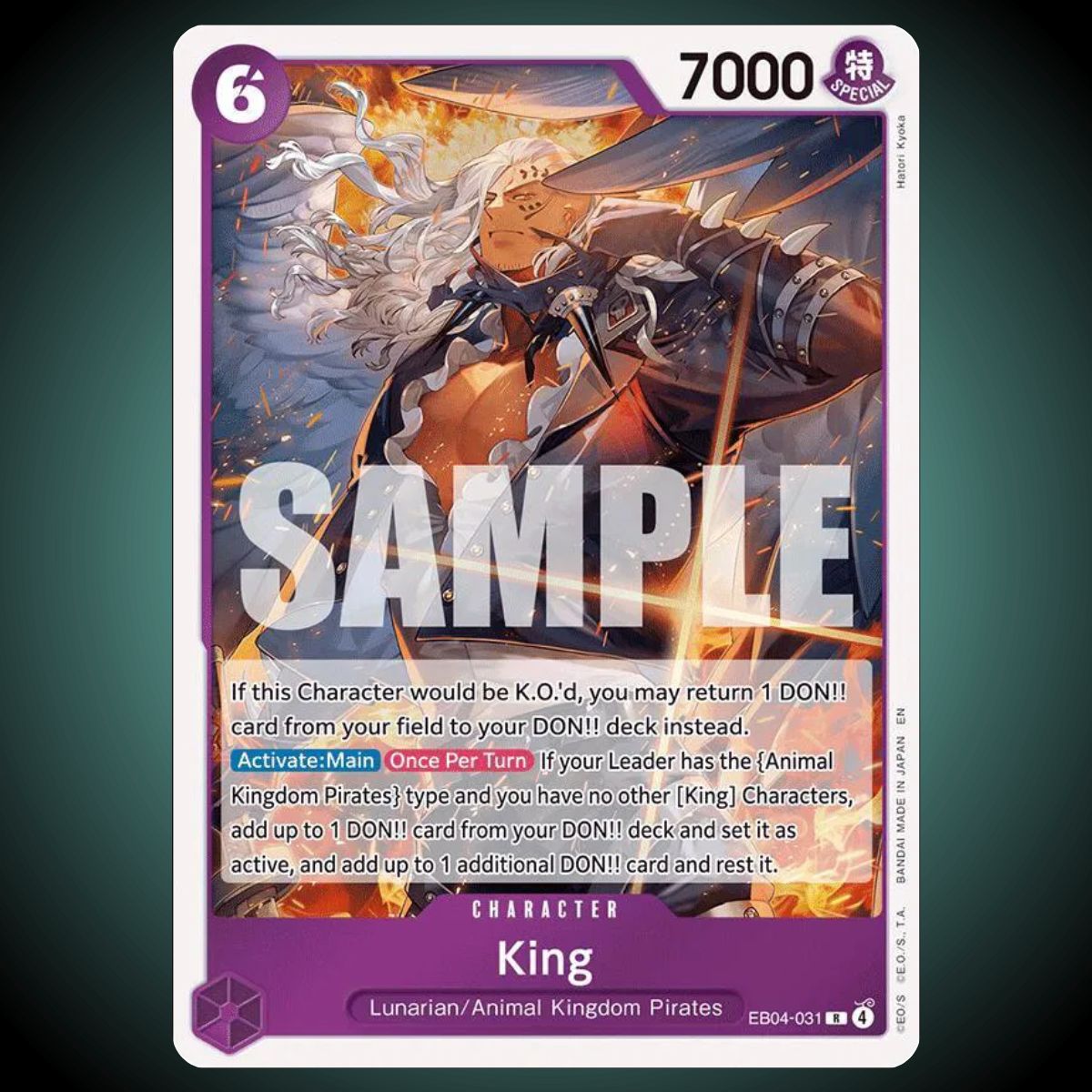 OP14 / EB04-031 – King – Rare – One Piece TCG Single Card