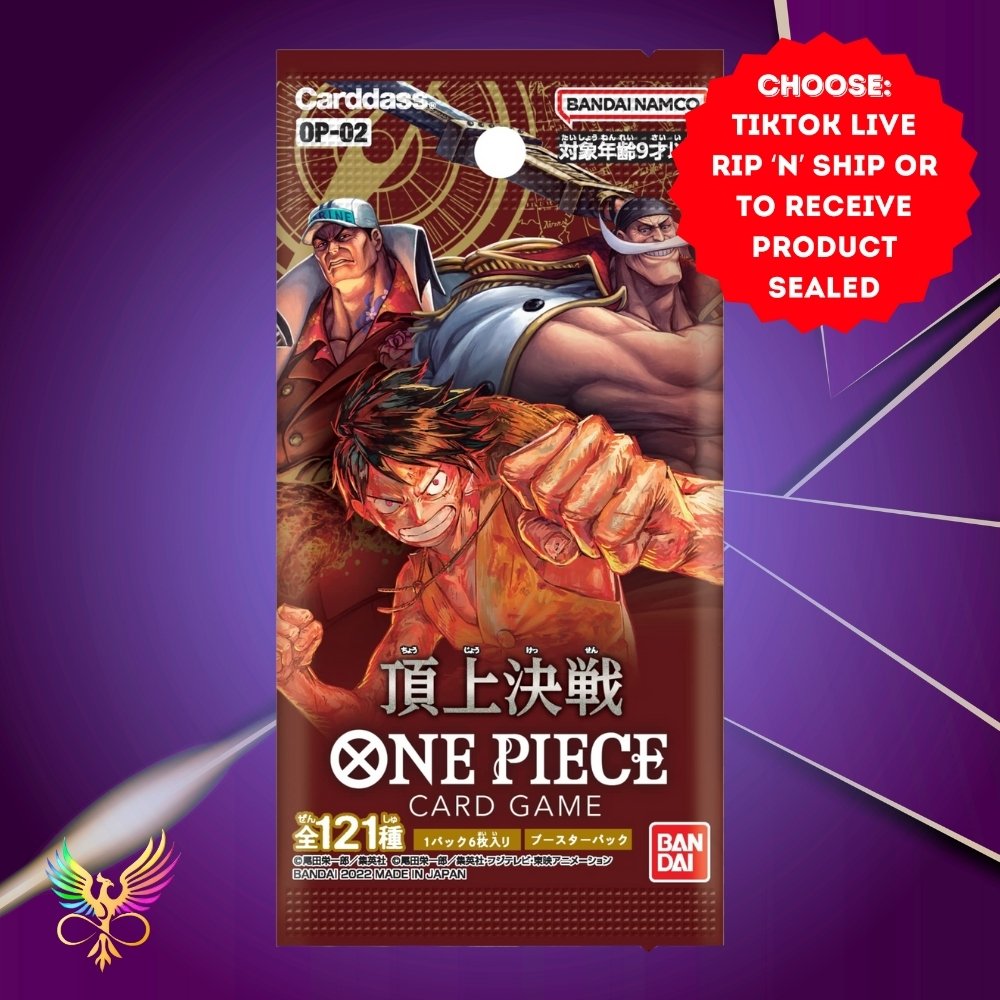 One Piece TCG: OP02 Paramount War - Japanese Booster Pack art