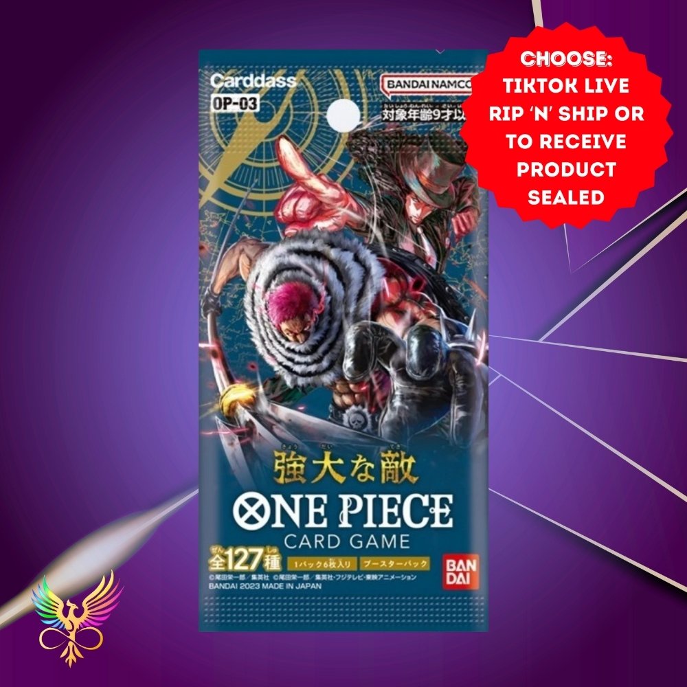One Piece TCG: OP03 Mighty Enemies - Japanese Booster Pack art