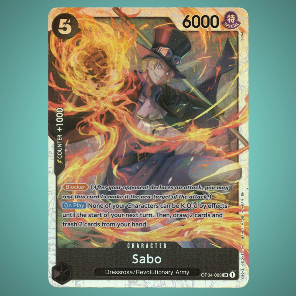 OP04-083 – Sabo – Super Rare [Reprint] – One Piece TCG