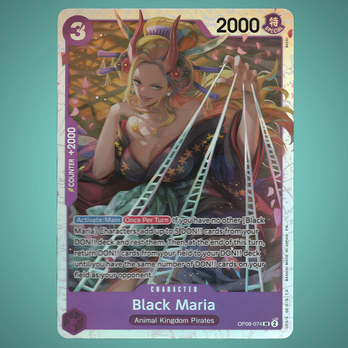 OP08-074 – Black Maria – Super Rare [Reprint] – One Piece TCG