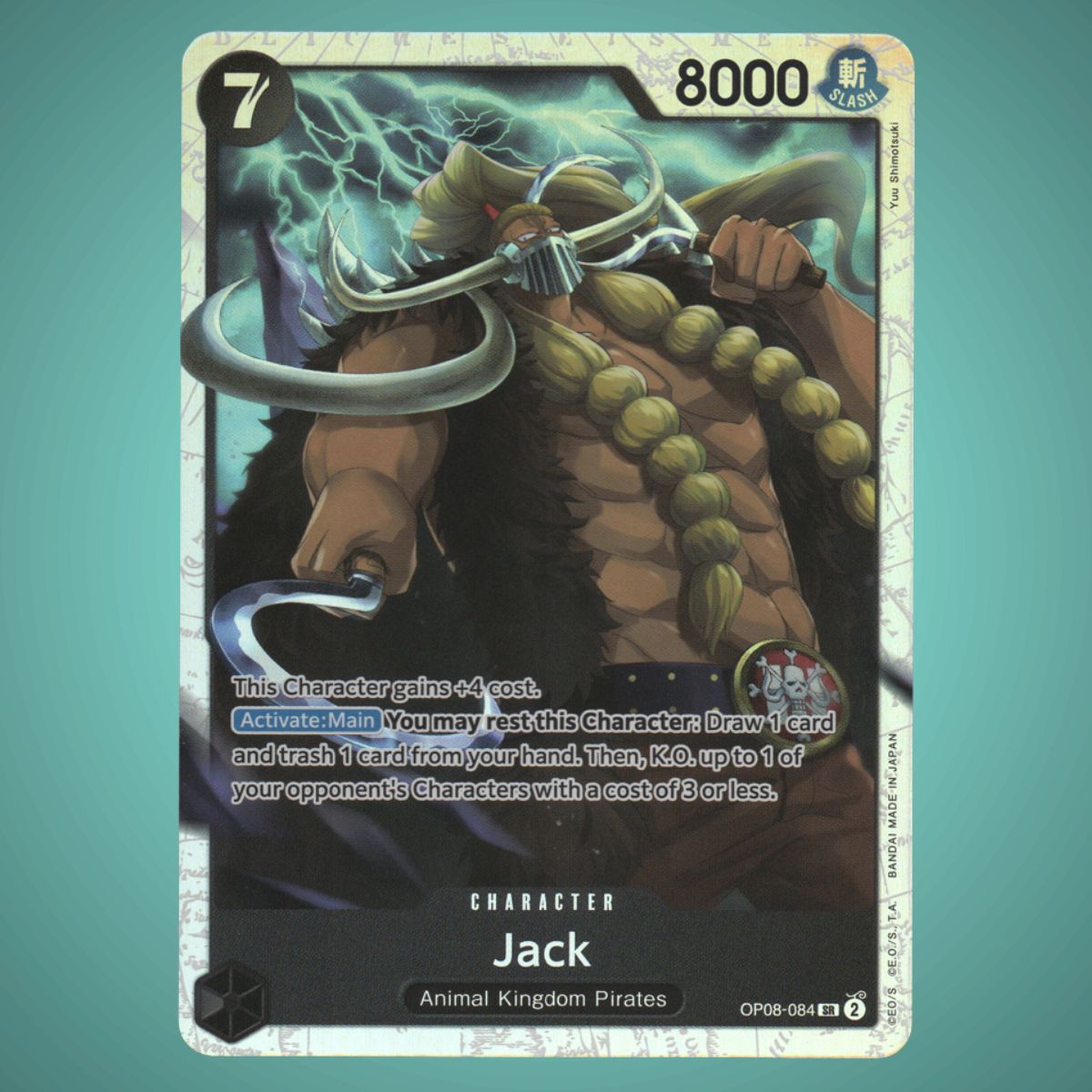 OP08-084 – Jack – Super Rare – One Piece TCG