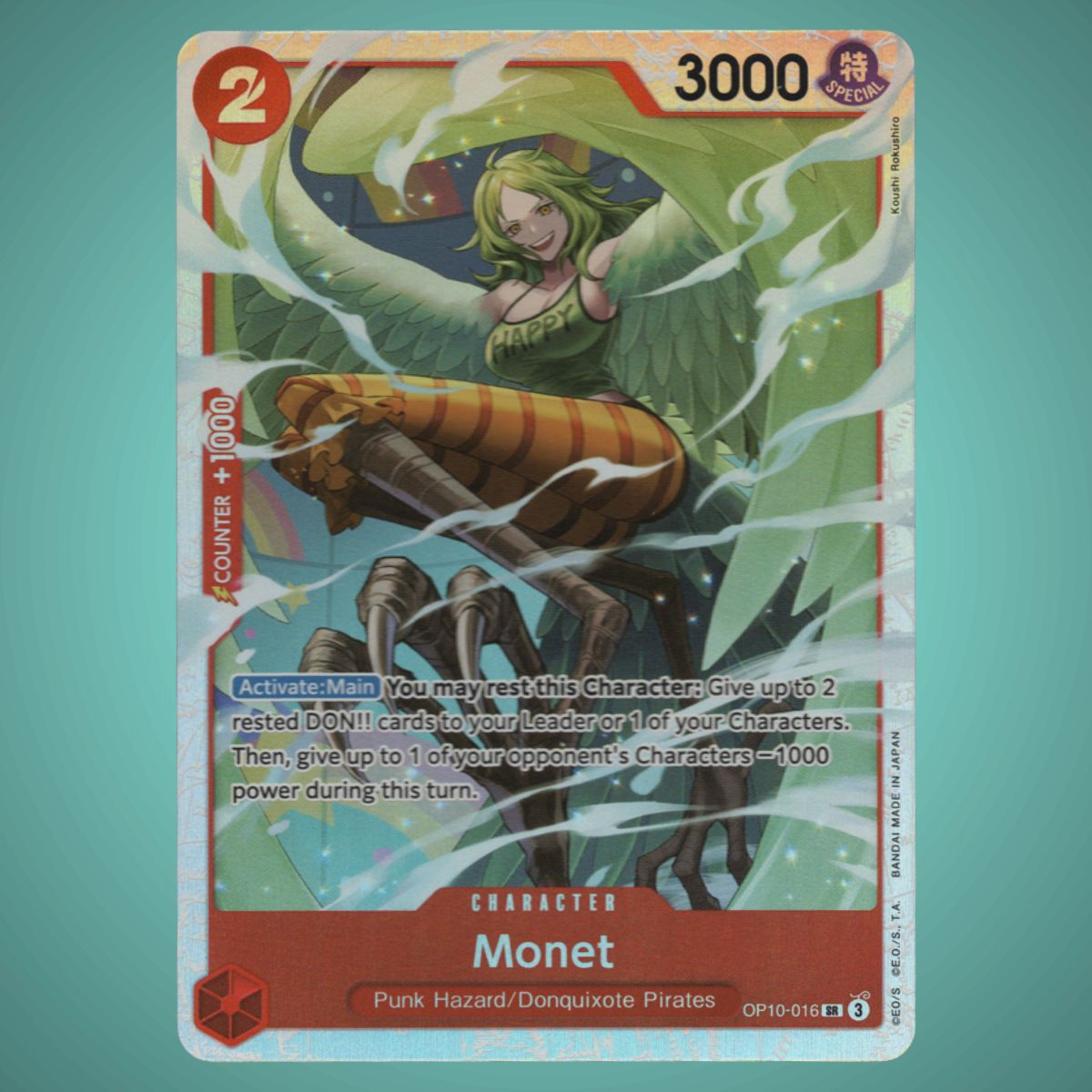 OP10-016 – Monet – Super Rare – One Piece TCG