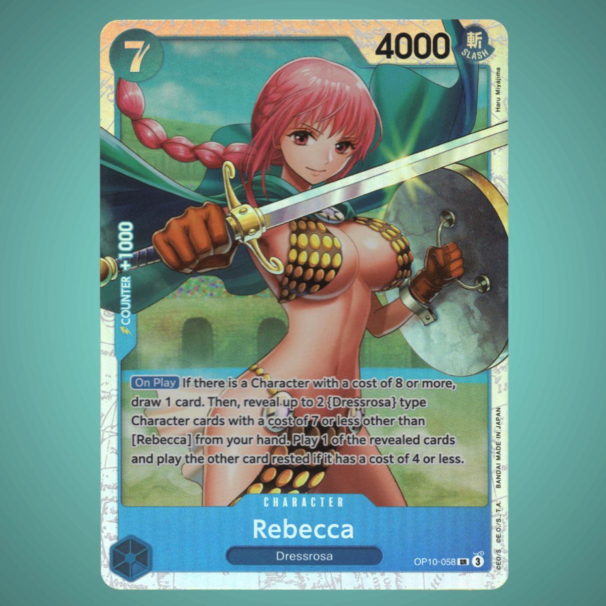 OP10-058 – Rebecca – Super Rare – One Piece TCG