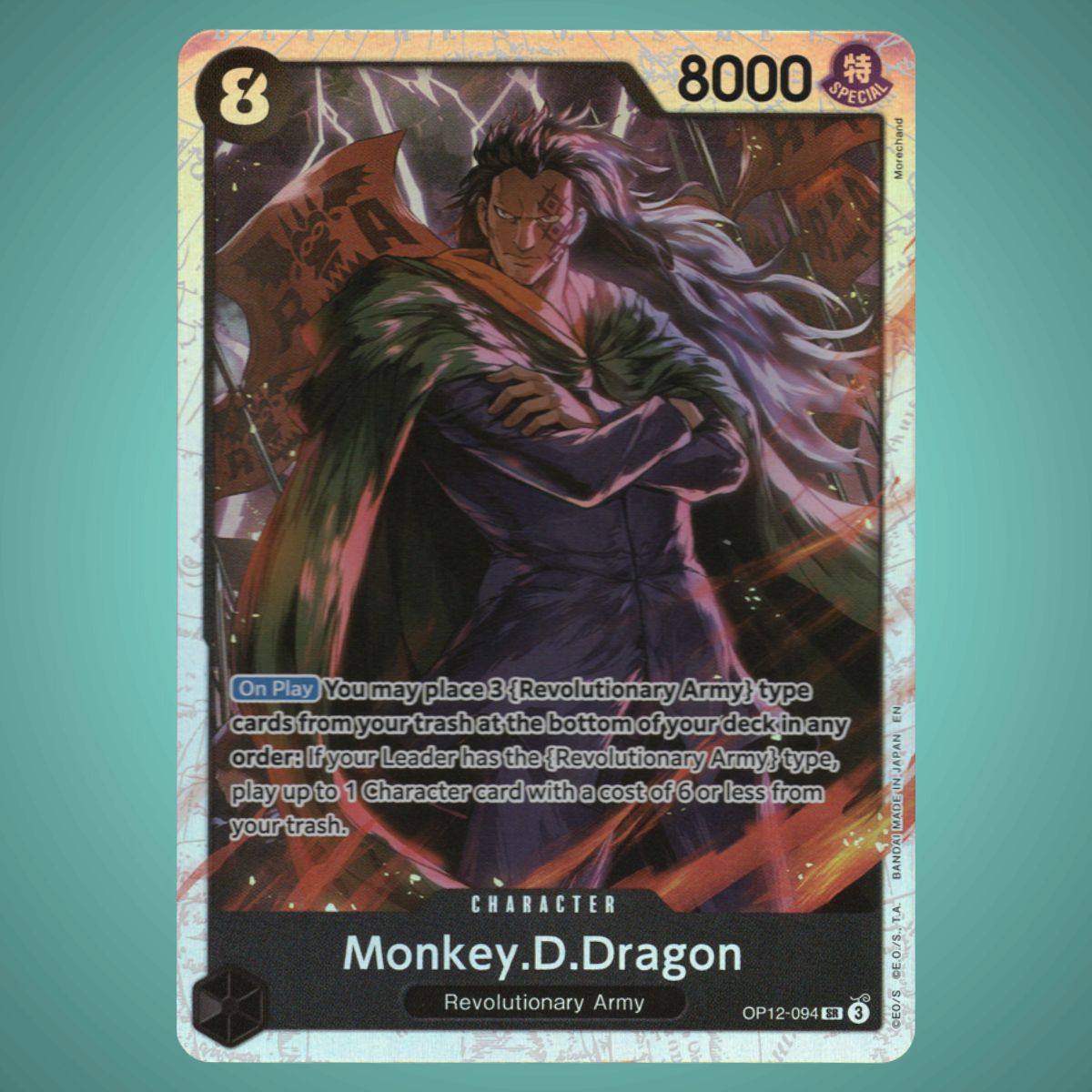 OP12-094 – Monkey D. Dragon – Super Rare  – One Piece TCG